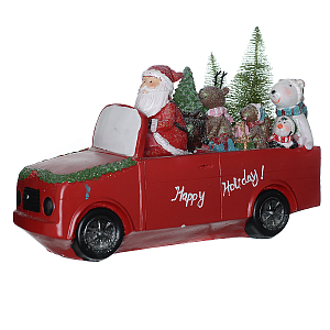 Дед мороз с подарками За рулём