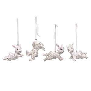 Зайчики-Подвески от 8 шт. (Полистоун)