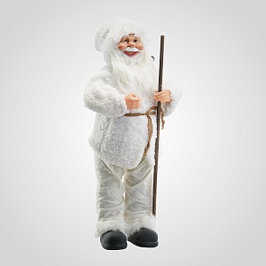 Дед Мороз в белом костюме 60 см
