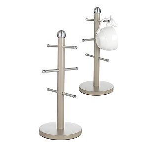 Металлическая Подставка для Чашек Серая