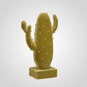 Декоративная интерьерная статуэтка "Кактус" из флокированной ткани