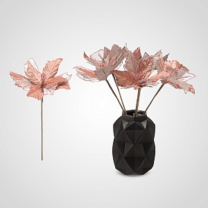 Пуансеттия "Розовая Пудра" 24 см.  (от 5 штук)