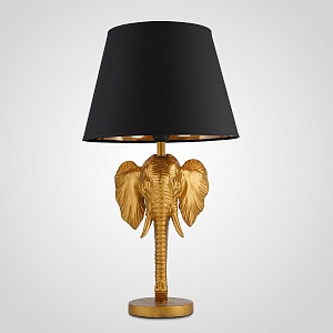 Интерьерная Настольная Лампа "Golden Elephant" 59 см.