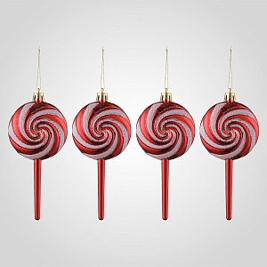 Набор подвесок Candy Shop алые