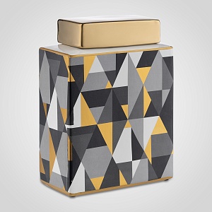 Банка Декор с крышкой S