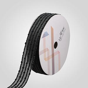 Лента Упаковочная для Цветов и Подарков Черная