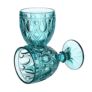 Бокал для вина Арабский бирюзовый орнамент (от 6 штук)
