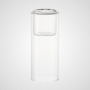 Прозрачный стеклянный подсвечник GLASS INTERIOR 615