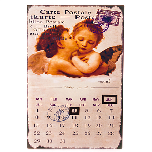 Календарь металлический "Поцелуй Ангела"