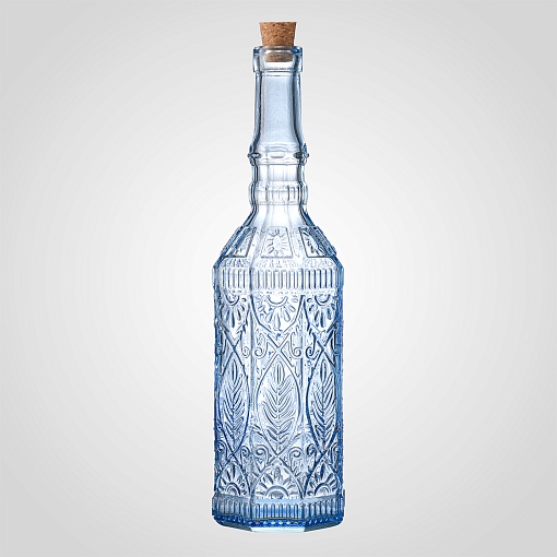 Стеклянная бутылка GLASS CONTAINERS для масла с крышкой