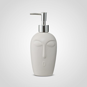 Белый Керамический Диспенсер-Лицо 20 см.