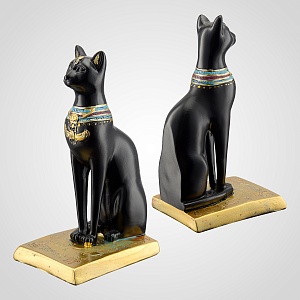 Статуэтка египетской кошки Home&Decor черная