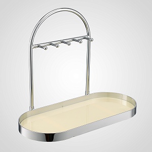 Подставка органайзер для ключей и аксессуаров бежевая 