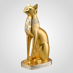 Статуэтка египетской кошки Home&Decor золотистая 19*13*37