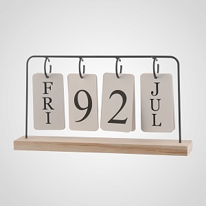 Интерьерный Настольный Календарь (Дерево)
