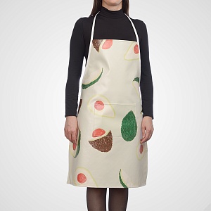 Фартук Светло-Серый "Авокадо"