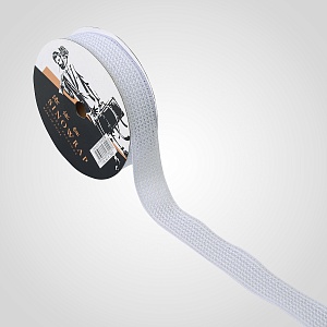 Лента Текстильная Сетчатая Светло-Голубая для Упаковки Цветов и Подарков