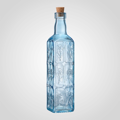 Стеклянная бутылка GLASS CONTAINERS для масла прозрачная